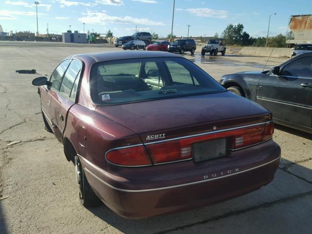 2G4WS52J311294115 - 2001 BUICK CENTURY CU RED photo 3