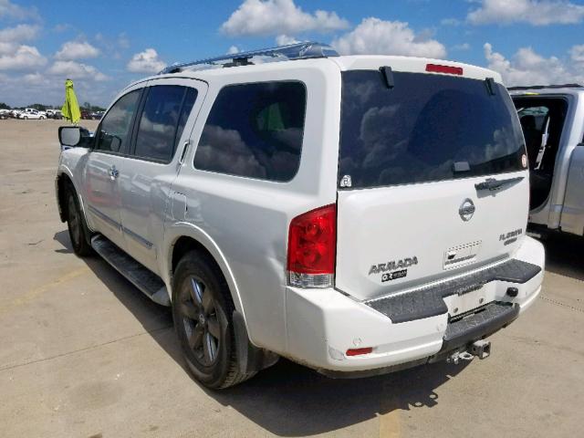 5N1BA0NF7DN615040 - 2013 NISSAN ARMADA PLA WHITE photo 3