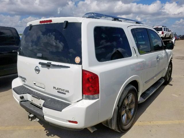 5N1BA0NF7DN615040 - 2013 NISSAN ARMADA PLA WHITE photo 4