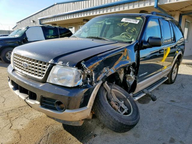 1FMZU64K25ZA08951 - 2005 FORD EXPLORER E BLACK photo 2