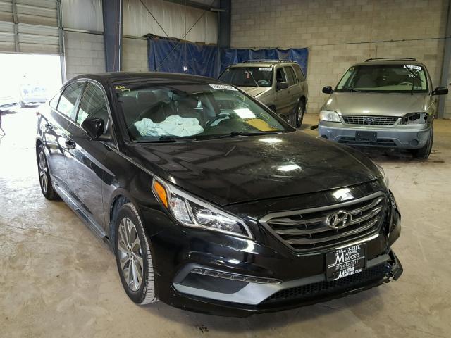 5NPE34AFXFH209829 - 2015 HYUNDAI SONATA SPO BLACK photo 1