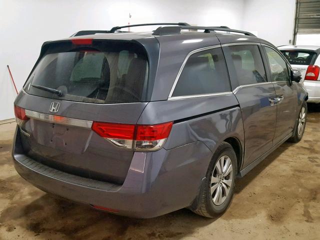 5FNRL5H64FB127610 - 2015 HONDA ODYSSEY EX GRAY photo 4