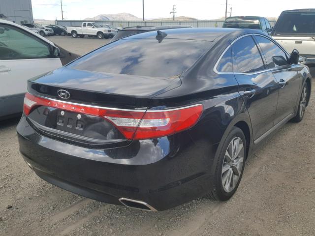 KMHFG4JG3HA579060 - 2017 HYUNDAI AZERA BLACK photo 4