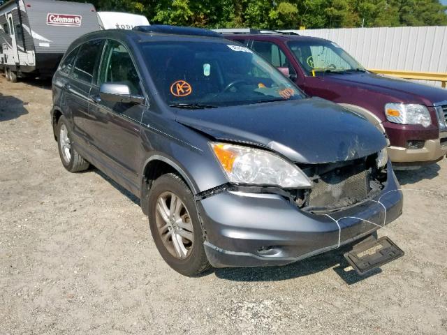 JHLRE3H79BC000286 - 2011 HONDA CR-V EXL GRAY photo 1