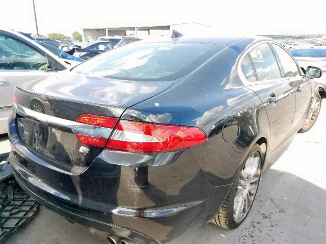 SAJWA0JC1DMS78969 - 2013 JAGUAR XF R BLACK photo 4