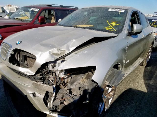 5UXFH0C51ALC66333 - 2010 BMW X6 HYBRID GOLD photo 2