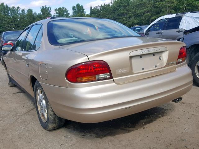 1G3WH52H31F172847 - 2001 OLDSMOBILE INTRIGUE G GOLD photo 3