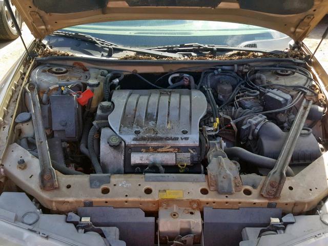 1G3WH52H31F172847 - 2001 OLDSMOBILE INTRIGUE G GOLD photo 7