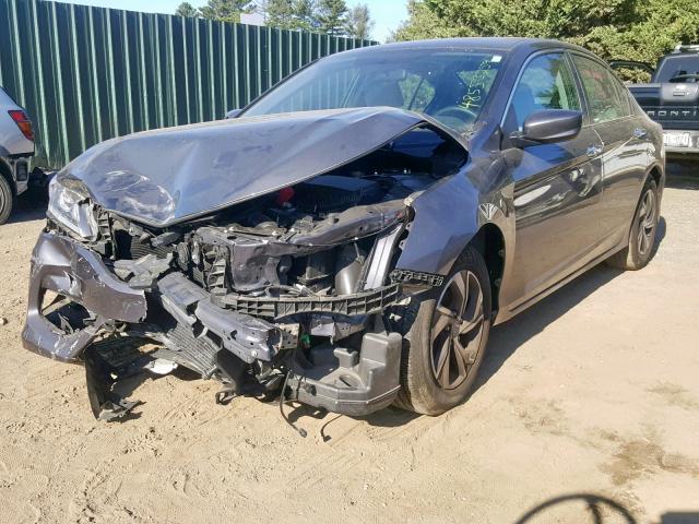 1HGCR2F33HA126358 - 2017 HONDA ACCORD LX CHARCOAL photo 2