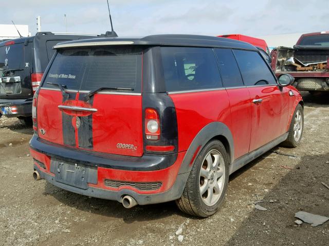 WMWMM33568TP71083 - 2008 MINI COOPER S C RED photo 4