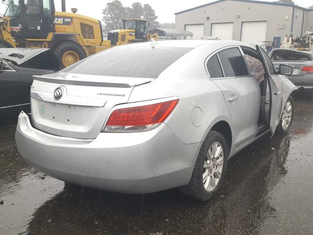 1G4GB5ER8CF343102 - 2012 BUICK LACROSSE C SILVER photo 4