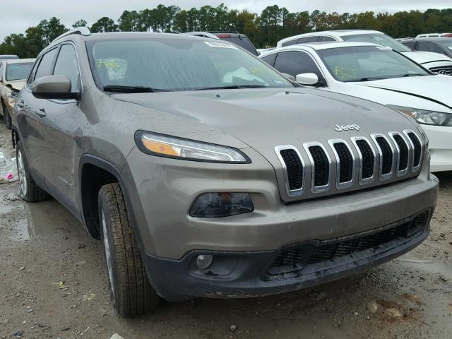 1C4PJLCB1HW517018 - 2017 JEEP CHEROKEE L TAN photo 1