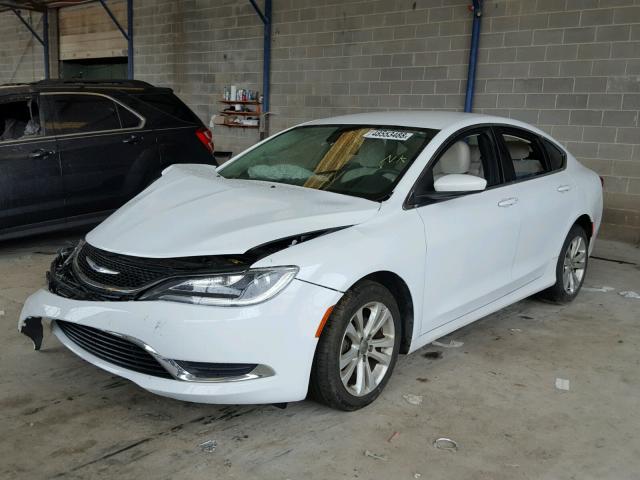 1C3CCCAB7FN666360 - 2015 CHRYSLER 200 LIMITE WHITE photo 2