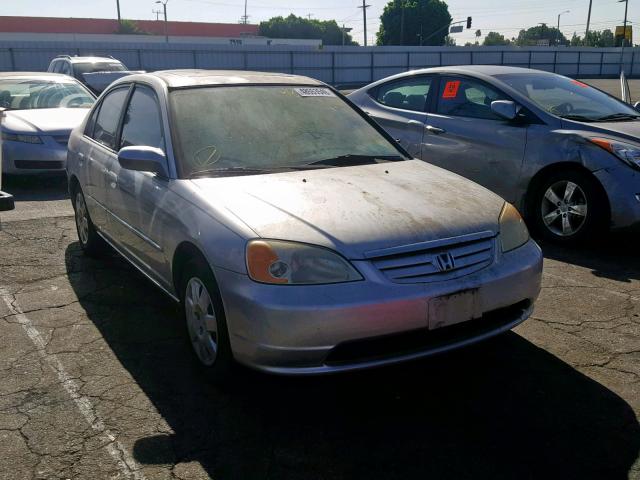 JHMES26721S003518 - 2001 HONDA CIVIC EX SILVER photo 1