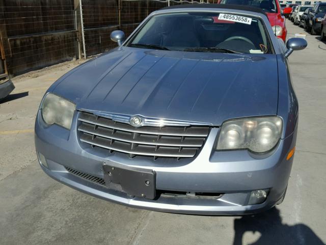 1C3AN65L35X045321 - 2005 CHRYSLER CROSSFIRE SILVER photo 9