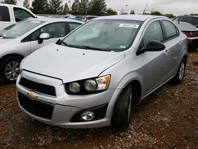 1G1JA5SHXC4199484 - 2012 CHEVROLET SONIC LS SILVER photo 2