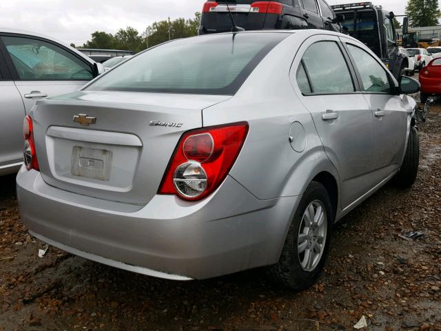 1G1JA5SHXC4199484 - 2012 CHEVROLET SONIC LS SILVER photo 4