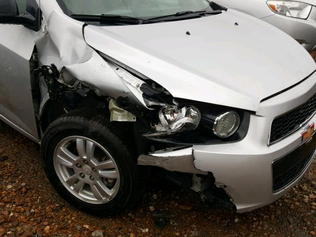 1G1JA5SHXC4199484 - 2012 CHEVROLET SONIC LS SILVER photo 9