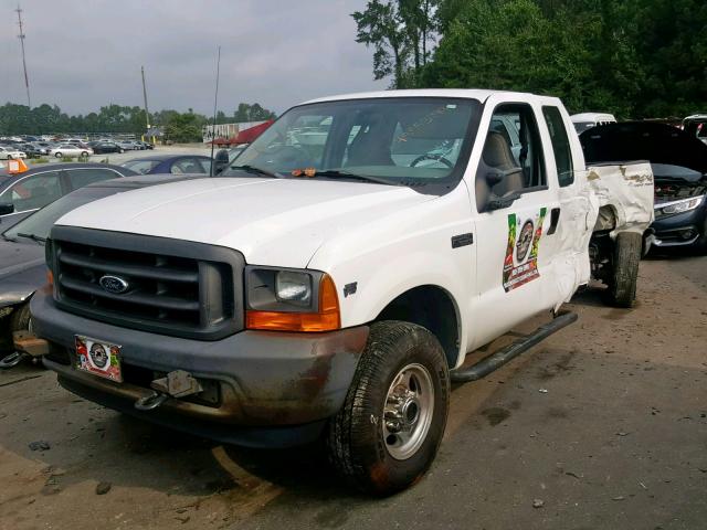 1FTNX21S81ED33208 - 2001 FORD F250 SUPER WHITE photo 2