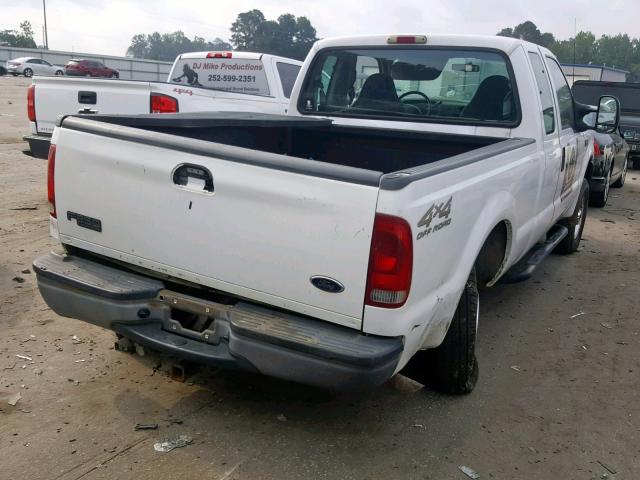 1FTNX21S81ED33208 - 2001 FORD F250 SUPER WHITE photo 4