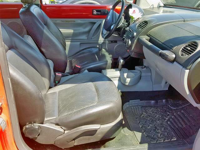 3VWCK21C82M422428 - 2002 VOLKSWAGEN NEW BEETLE წითელი ფოტო 5