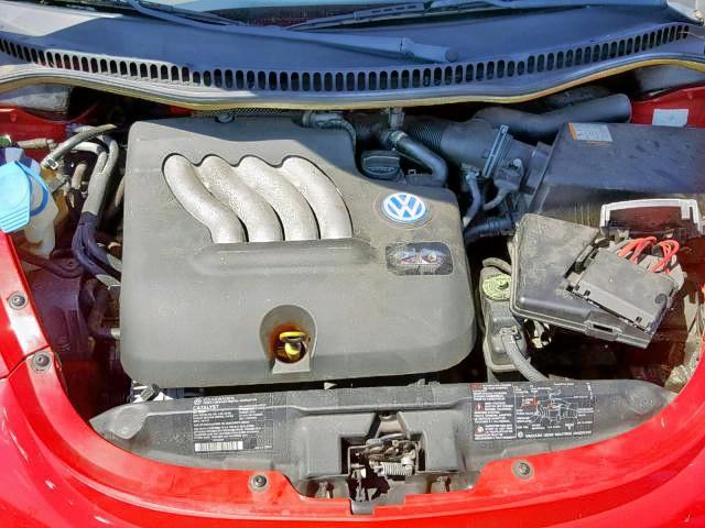 3VWCK21C82M422428 - 2002 VOLKSWAGEN NEW BEETLE წითელი ფოტო 7