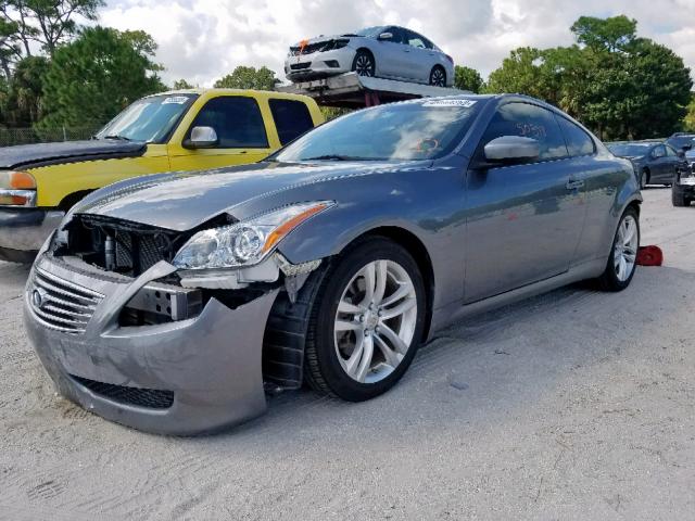 JN1CV6EK5AM103102 - 2010 INFINITI G37 BASE GRAY photo 2