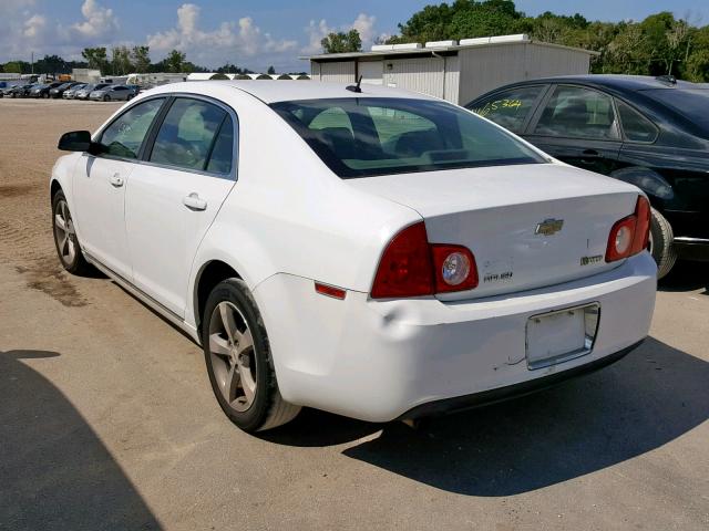 1G1ZF57589F203399 - 2009 CHEVROLET MALIBU HYB WHITE photo 3