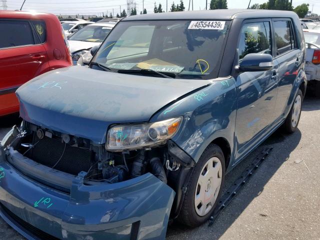 JTLZE4FE1A1102281 - 2010 TOYOTA SCION XB ტურკოუსი ფოტო 2