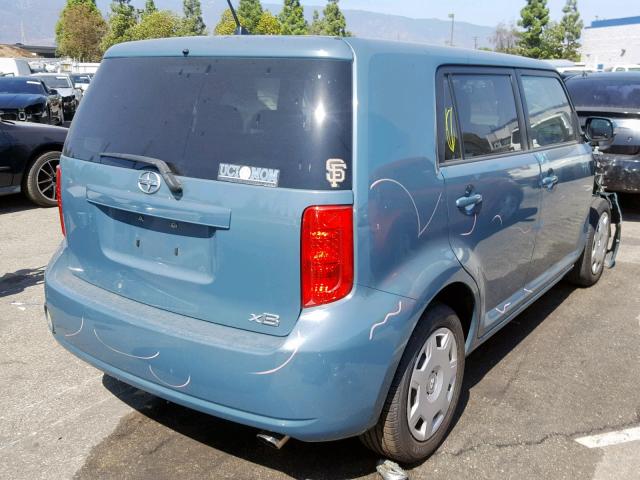 JTLZE4FE1A1102281 - 2010 TOYOTA SCION XB ტურკოუსი ფოტო 4