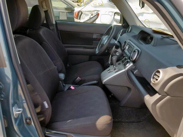 JTLZE4FE1A1102281 - 2010 TOYOTA SCION XB ტურკოუსი ფოტო 5