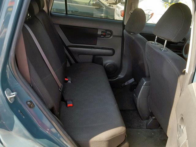 JTLZE4FE1A1102281 - 2010 TOYOTA SCION XB ტურკოუსი ფოტო 6