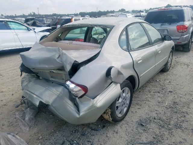 1FAFP53UX7A154663 - 2007 FORD TAURUS SE SILVER photo 4