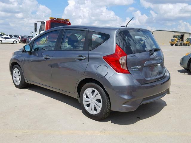 3N1CE2CP5HL367173 - 2017 NISSAN VERSA NOTE GRAY photo 3