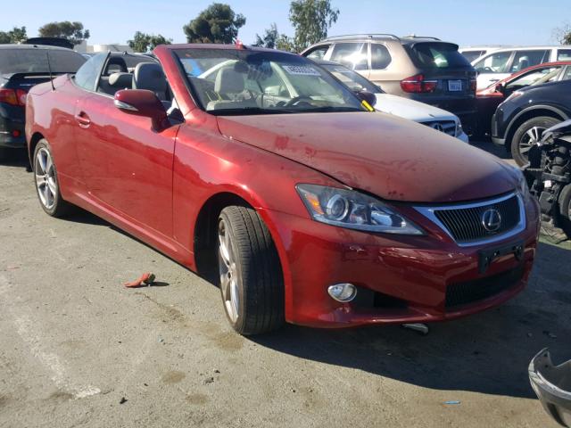 JTHFE2C2XE2510953 - 2014 LEXUS IS 350 RED photo 1