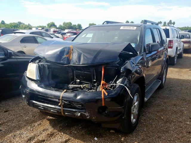 5N1AR18U39C618380 - 2009 NISSAN PATHFINDER BLACK photo 2