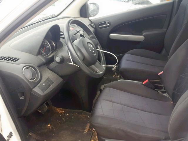 JM1DE1KZ6C0144161 - 2012 MAZDA MAZDA2 WHITE photo 5