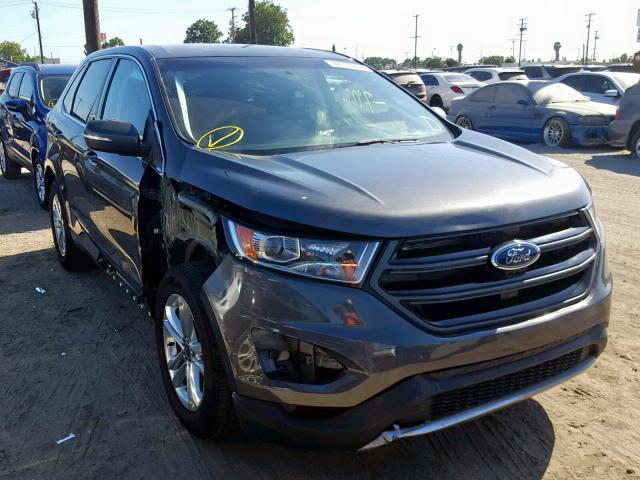 2FMPK3J91JBB29271 - 2018 FORD EDGE SEL GRAY photo 1