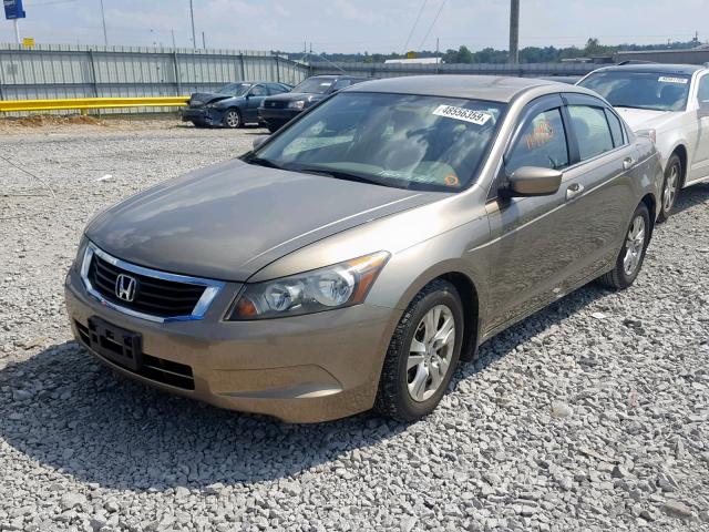 1HGCP26489A048191 - 2009 HONDA ACCORD LXP GOLD photo 2