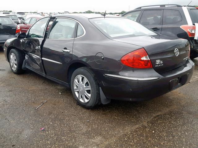 2G4WC582581338834 - 2008 BUICK LACROSSE C BROWN photo 3