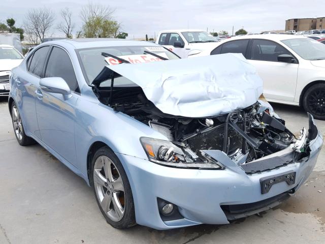 JTHBF5C21B5156652 - 2011 LEXUS IS 250 BLUE photo 1