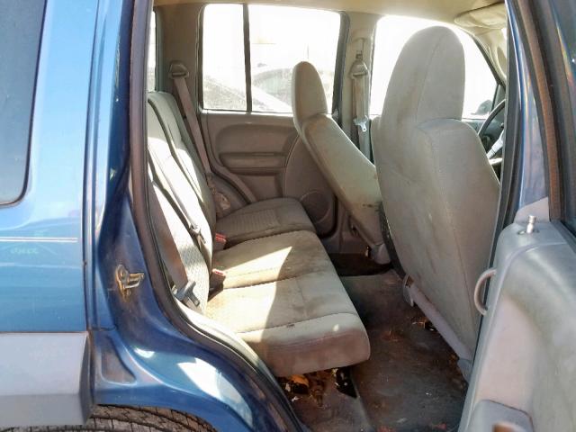 1J4GL48K55W567953 - 2005 JEEP LIBERTY SP BLUE photo 6