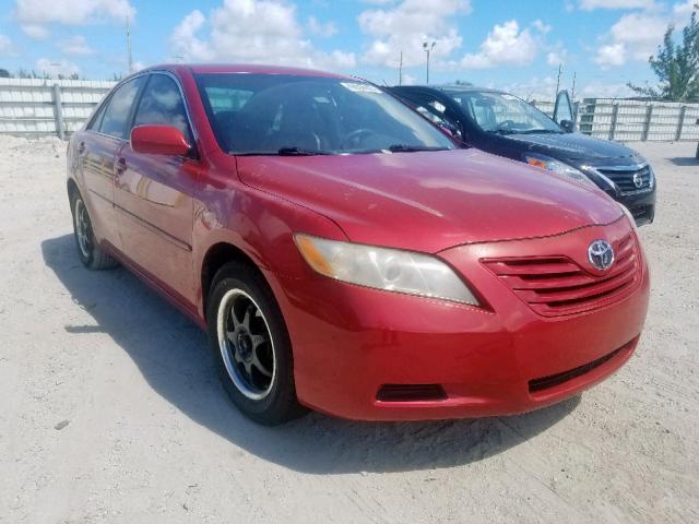 4T1BE46K99U267553 - 2009 TOYOTA CAMRY BASE RED photo 1