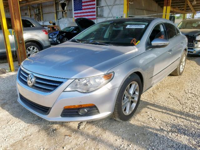 WVWHL73C49E543294 - 2009 VOLKSWAGEN CC LUXURY SILVER photo 2