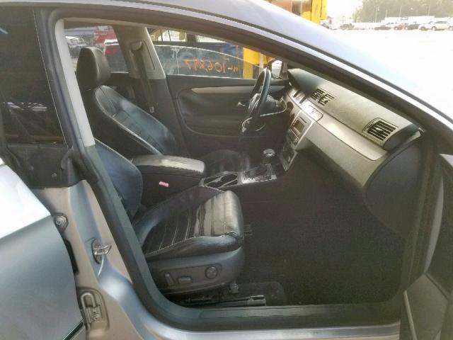 WVWHL73C49E543294 - 2009 VOLKSWAGEN CC LUXURY SILVER photo 5