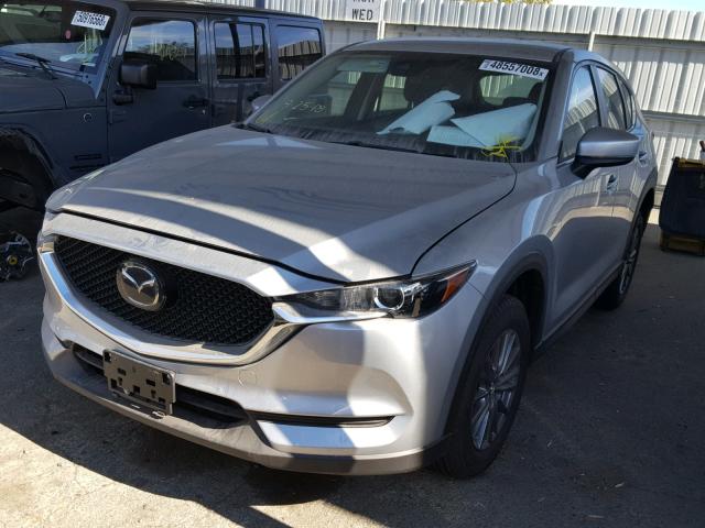 JM3KFABM3J0301108 - 2018 MAZDA CX-5 SPORT SILVER photo 2