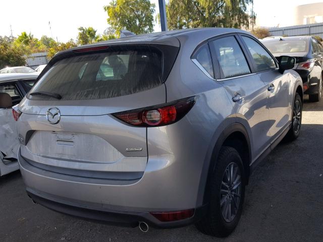 JM3KFABM3J0301108 - 2018 MAZDA CX-5 SPORT SILVER photo 4