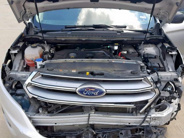 2FMPK3G99JBB12998 - 2018 FORD EDGE SE SILVER photo 7