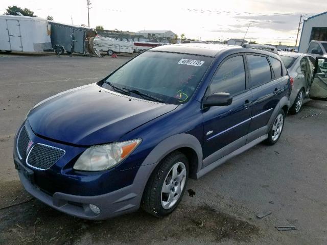 5Y2SL63835Z481112 - 2005 PONTIAC VIBE BLUE photo 2