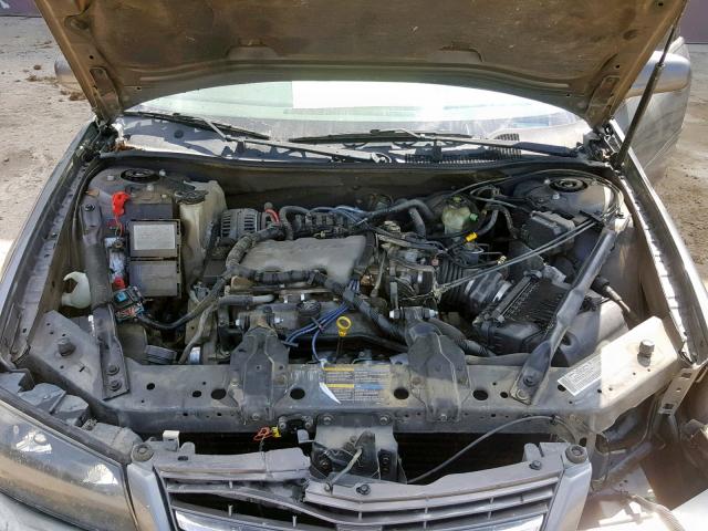 2G1WF52E959216403 - 2005 CHEVROLET IMPALA GRAY photo 7